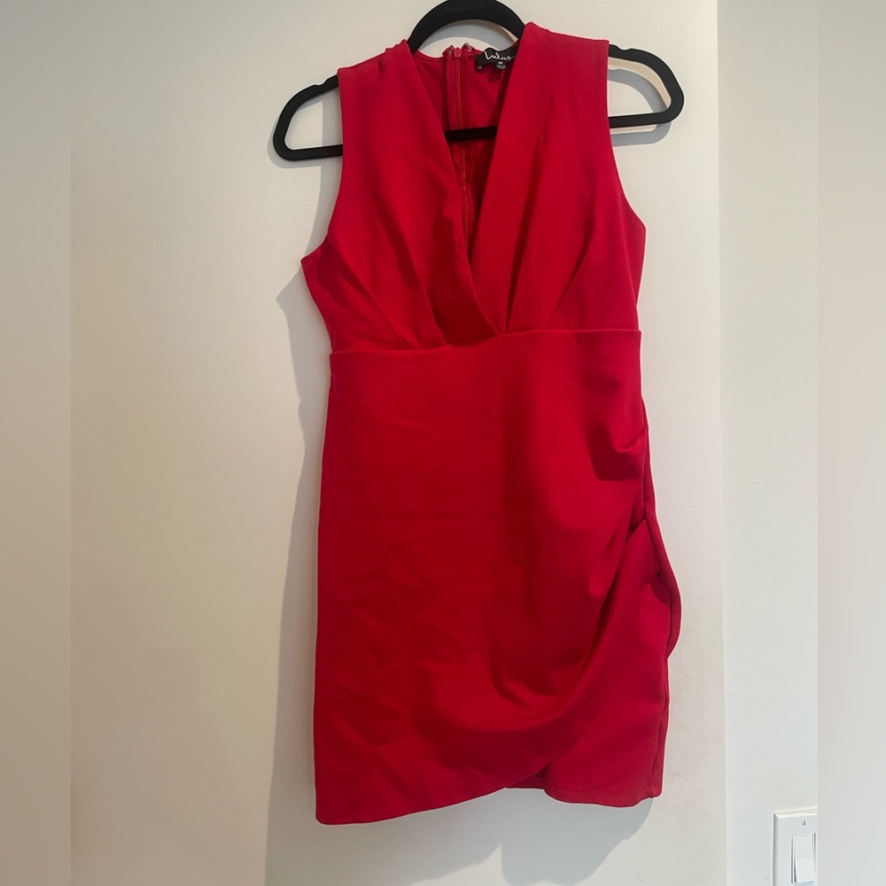 Lulus red cocktail dress
